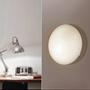 Ceiling light Mars III Glass Steel 1-bulb White 0