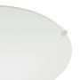 Ceiling light Mars III Glass Steel 1-bulb White 3