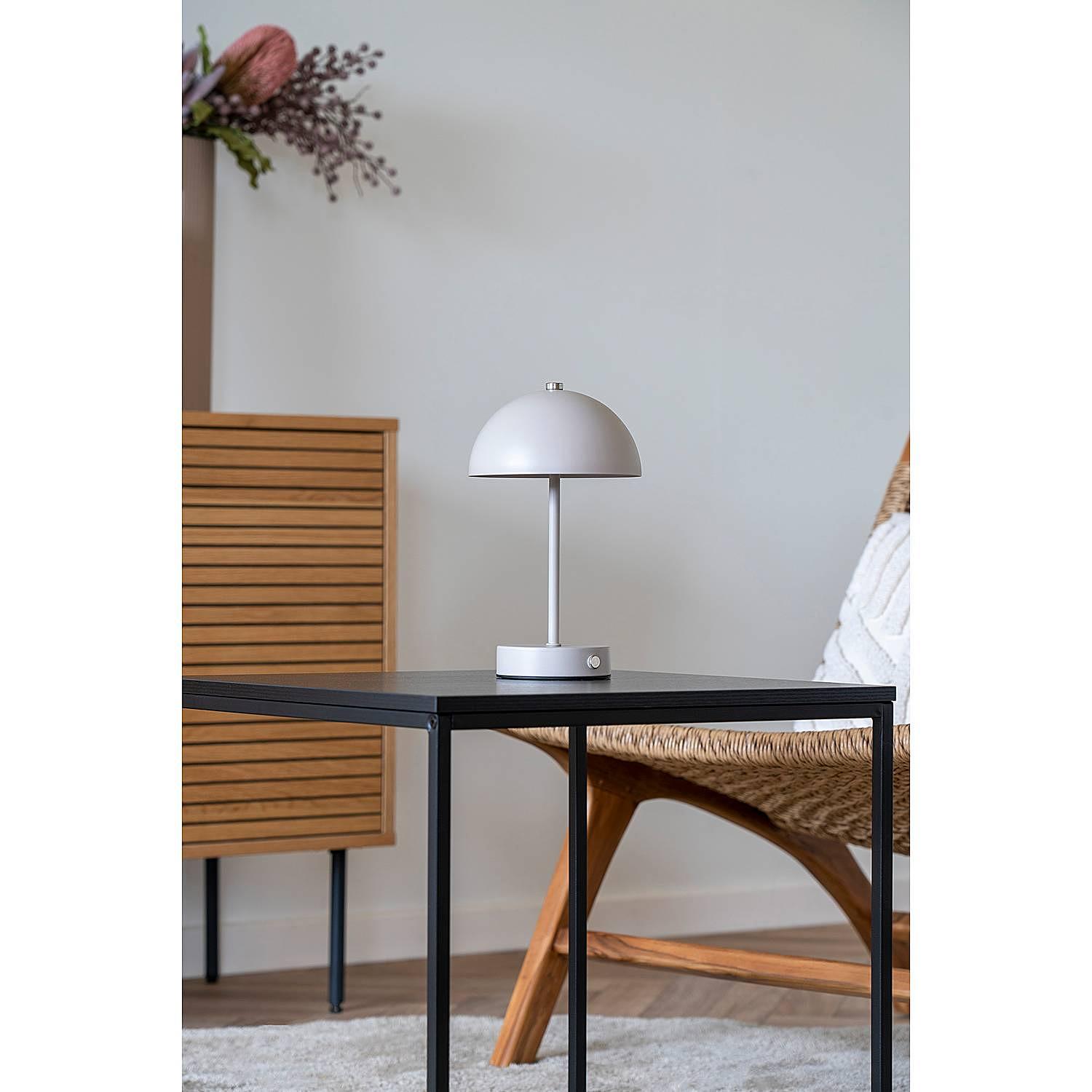 Table lamp Maliwarra steel 1-flame sand 3