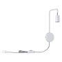 Wall lamp Calvani I Aluminum 1-light White 4