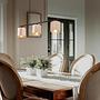 Julieta Pendant Lamp Web Fabric Iron 3-light 1