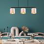 Julieta Pendant Lamp Web Fabric Iron 3-light 2