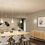 Ravi Pendant Light Aluminium White 1-light 2