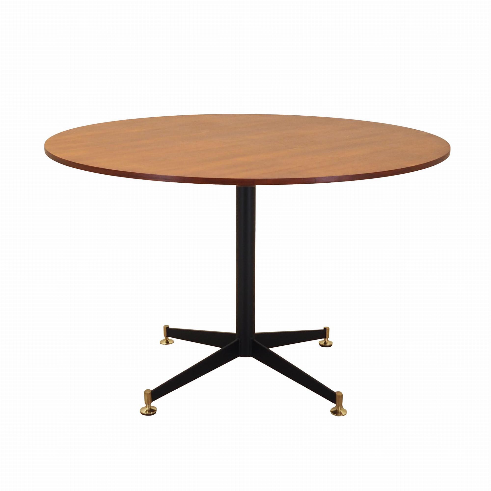 Dining table Teak wood 1970s 120cm 0