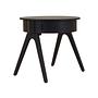 Side table wood brown 1970s 0