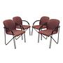 4x Dining chair with armrests 1980s 0