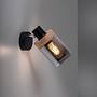 Pasqual Wall Lamp Smoked Glass Iron 1-light 2