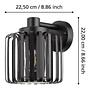 Wall lamp Selinus Steel / Glass 1-light 2