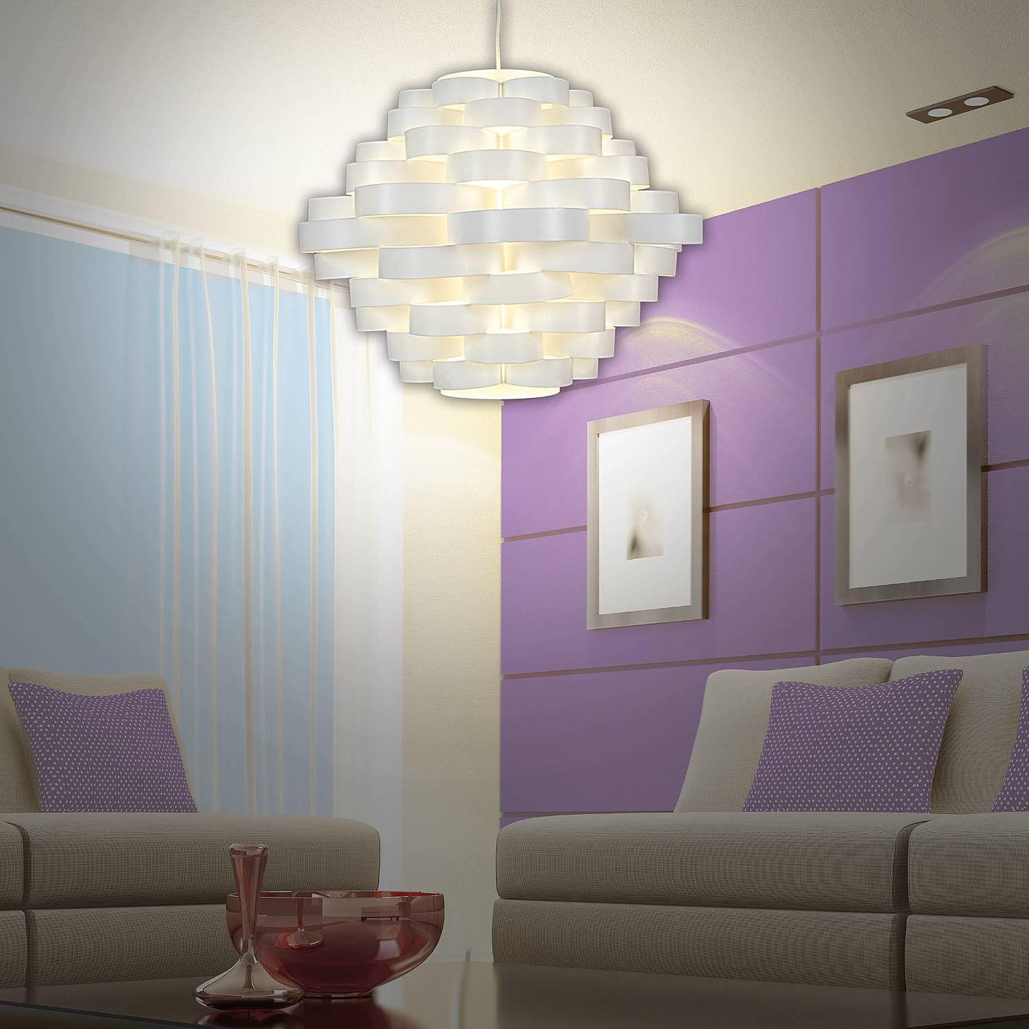 White Line Pendant Lamp Paper White 1