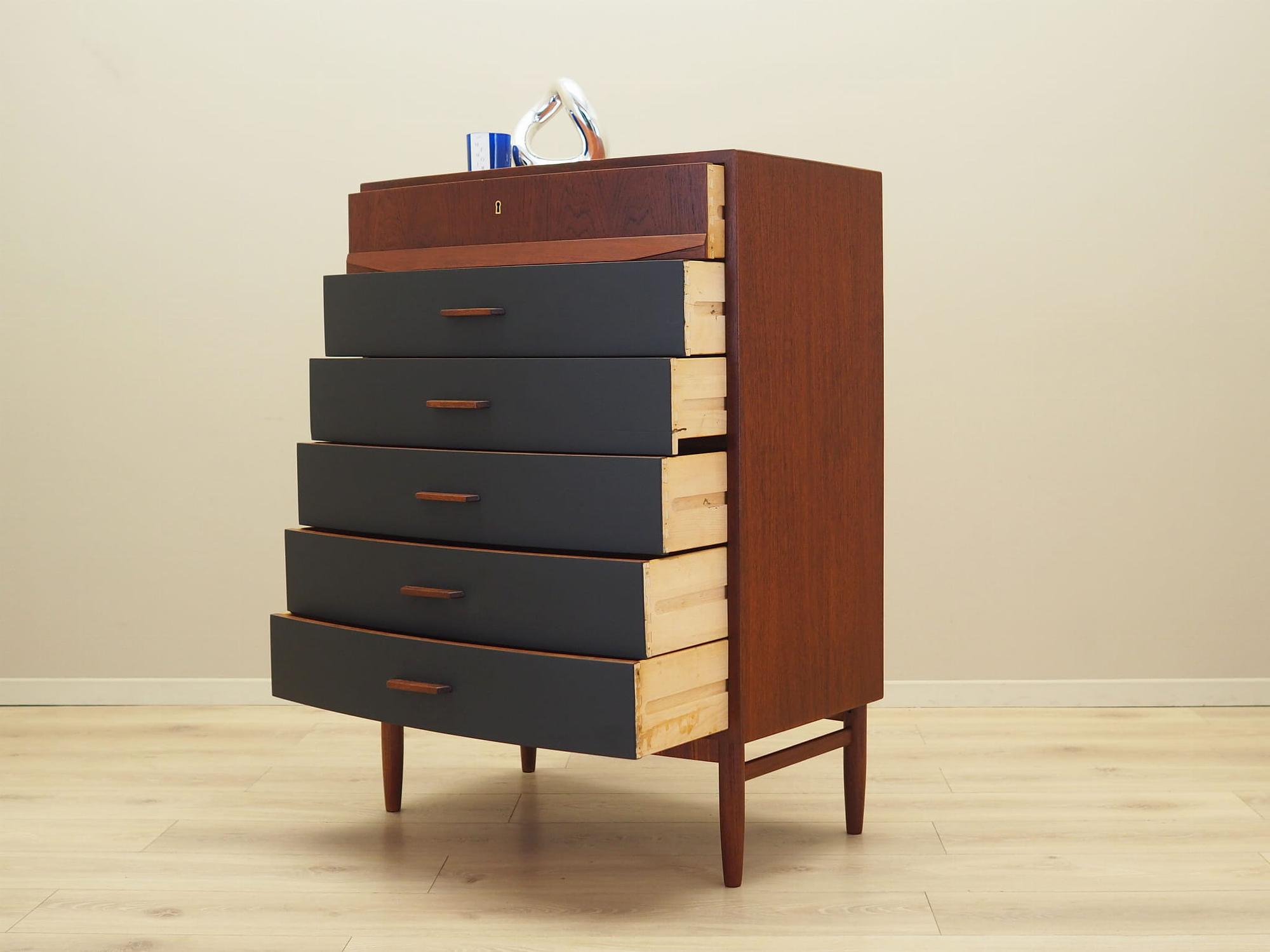 Cassettiera in legno di teak anni '70 3
