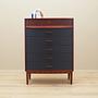 Cassettiera in legno di teak anni '70 1