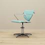Barber chair Leather Blue 1980s 2