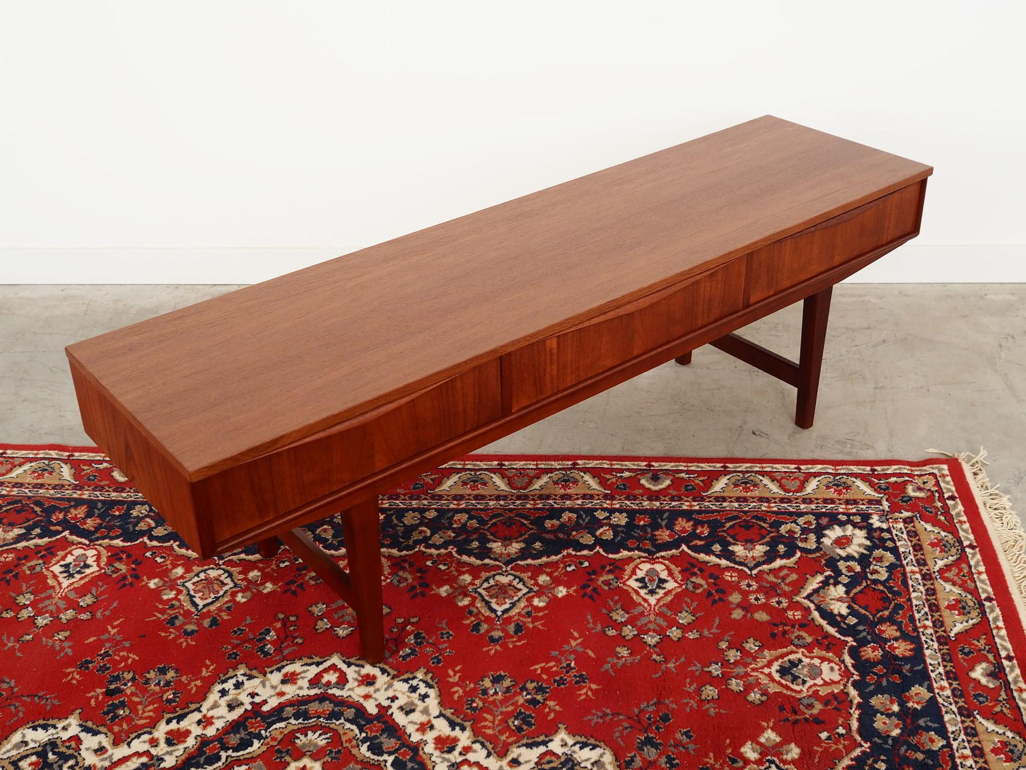 Lowboard Teakholz 1970er Jahre 5