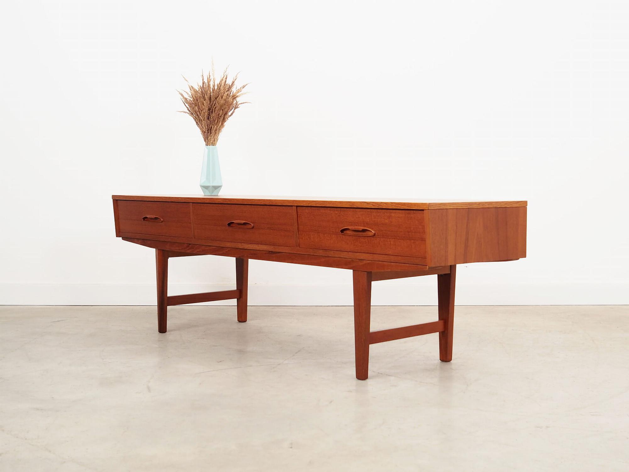 Lowboard Teak wood 1960s 2