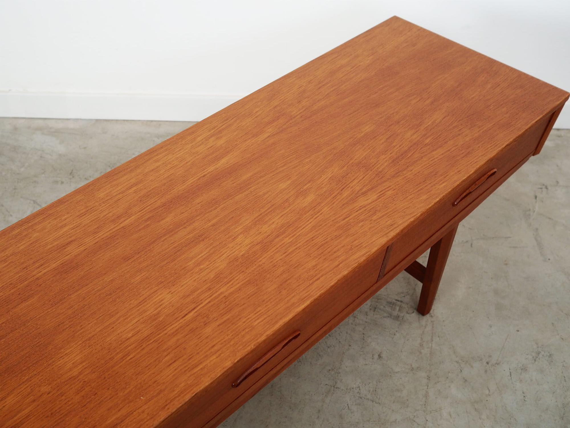 Lowboard Teak wood 1960s 6