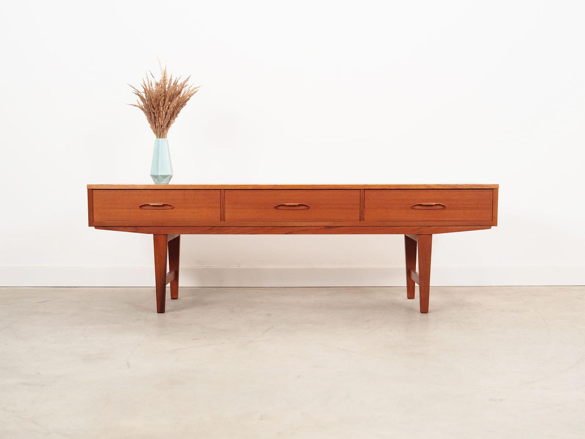 Lowboard Teak wood 1960s 1