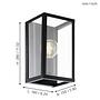 Charterhouse Wall Light Glass Steel 1-flame 3