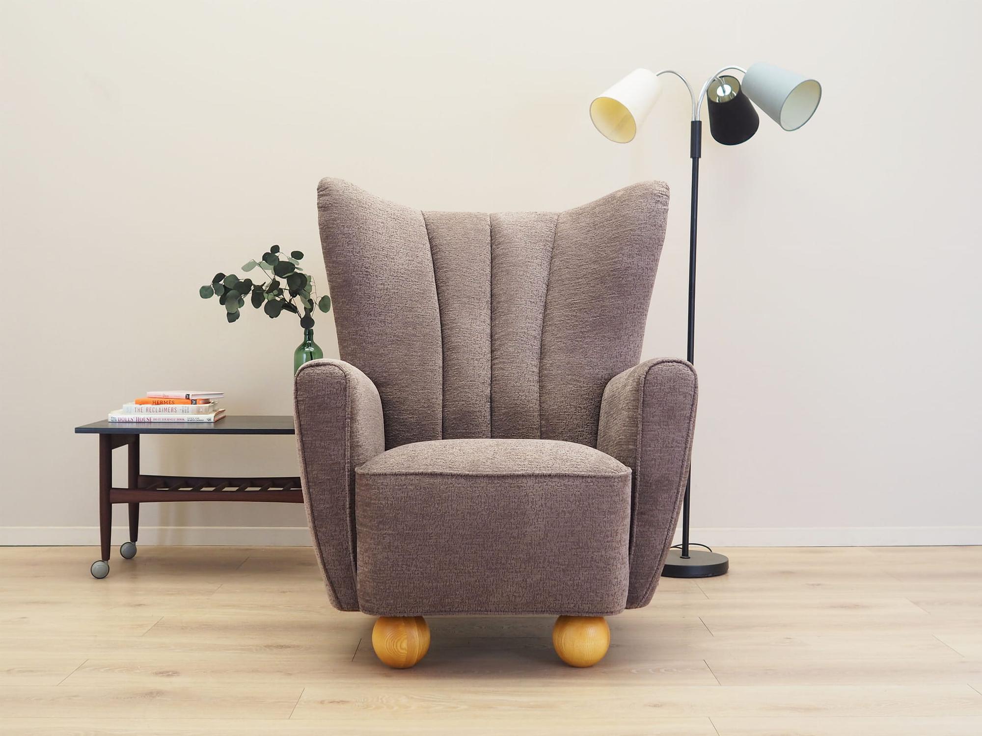 Armchair Textile Grey 1