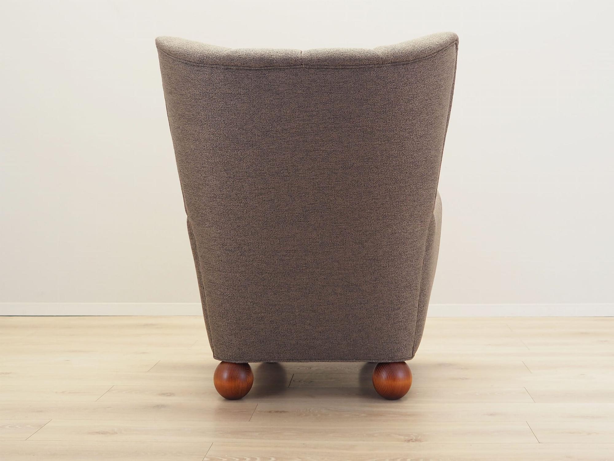 Armchair Textile Brown 6