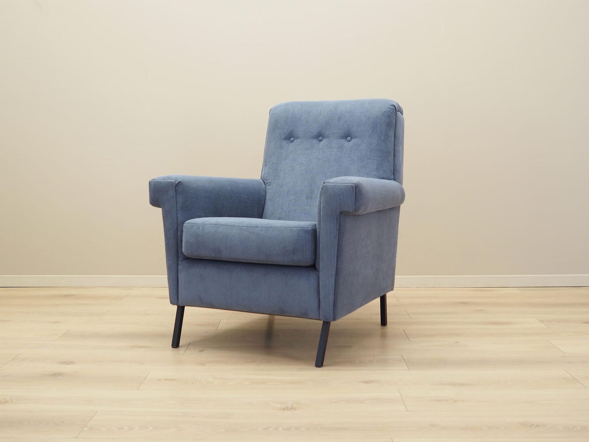 Armchair Blue 1970s 1