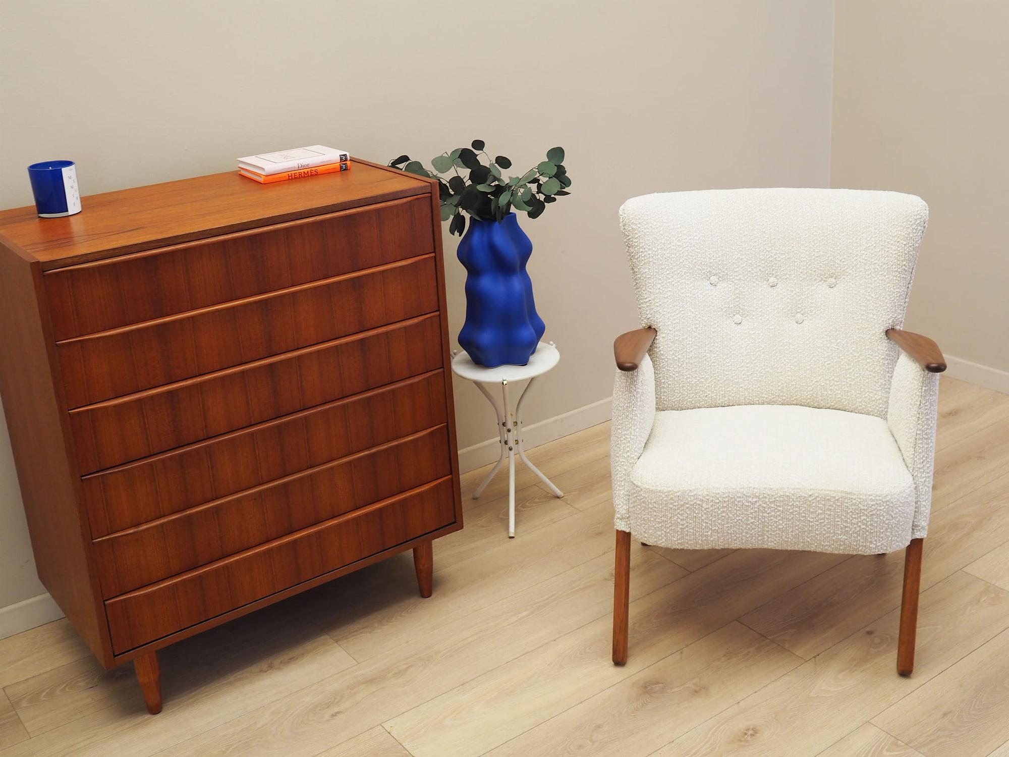 Armchair White 1970s 3