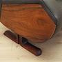 Armchair Leather Dark Brown 1970s 9
