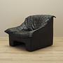 Armchair Leather Black 1960s 4