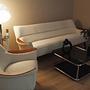 Living room set beige 1970s 3
