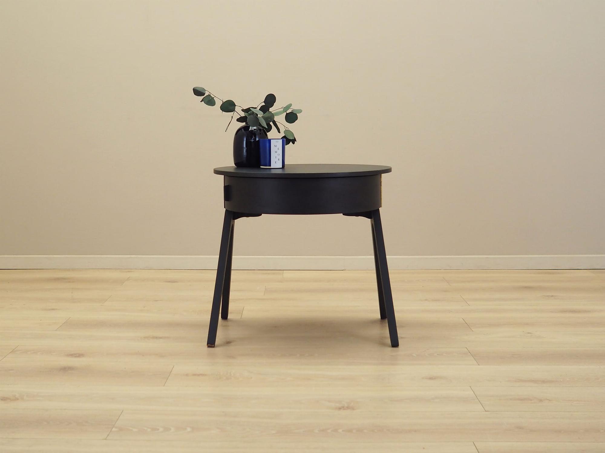 Side table wood brown 1970s 1