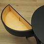 Side table wood brown 1970s 6