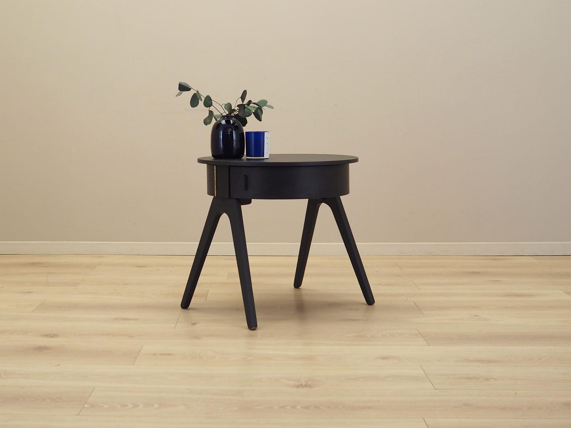 Side table wood brown 1970s 3