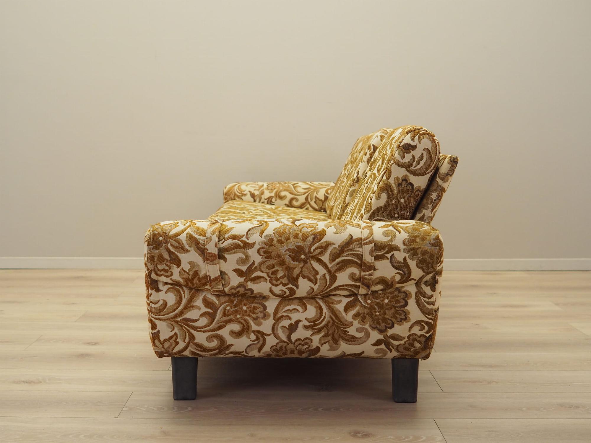3-Sitzer Sofa Gelb 1960er Jahre 4