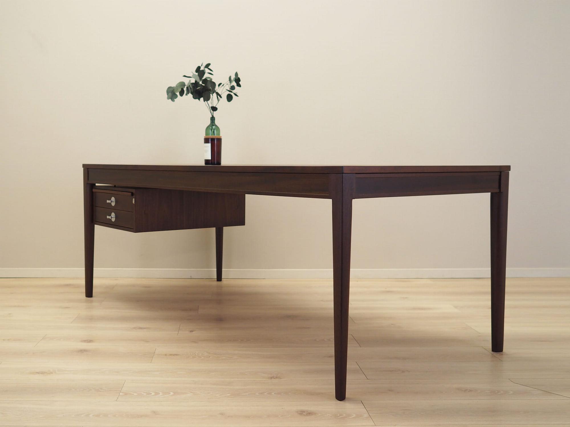 Mahogany Schreibtisch1970 Jahre 2