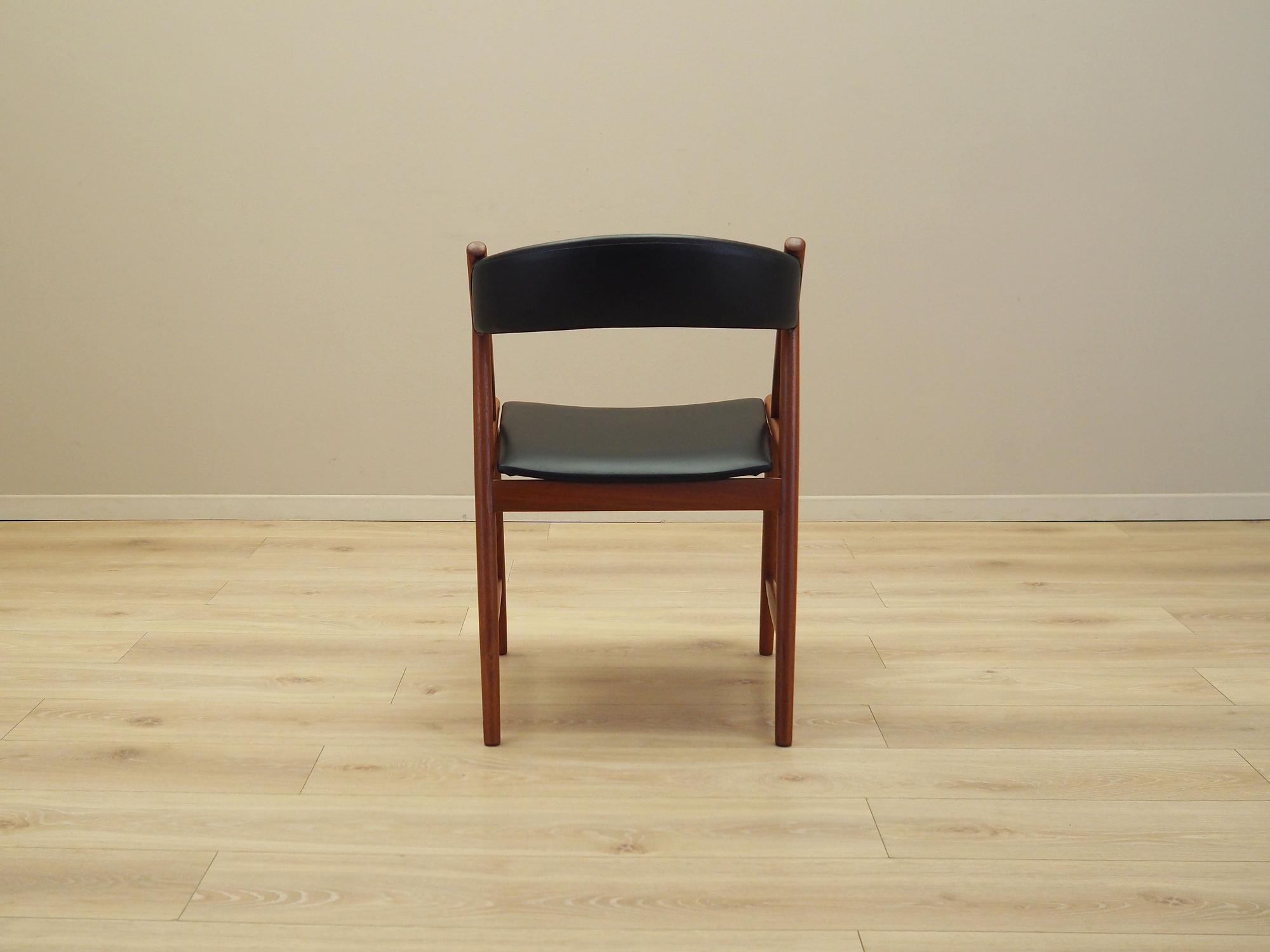 Dining chair Teak wood 1970s 5