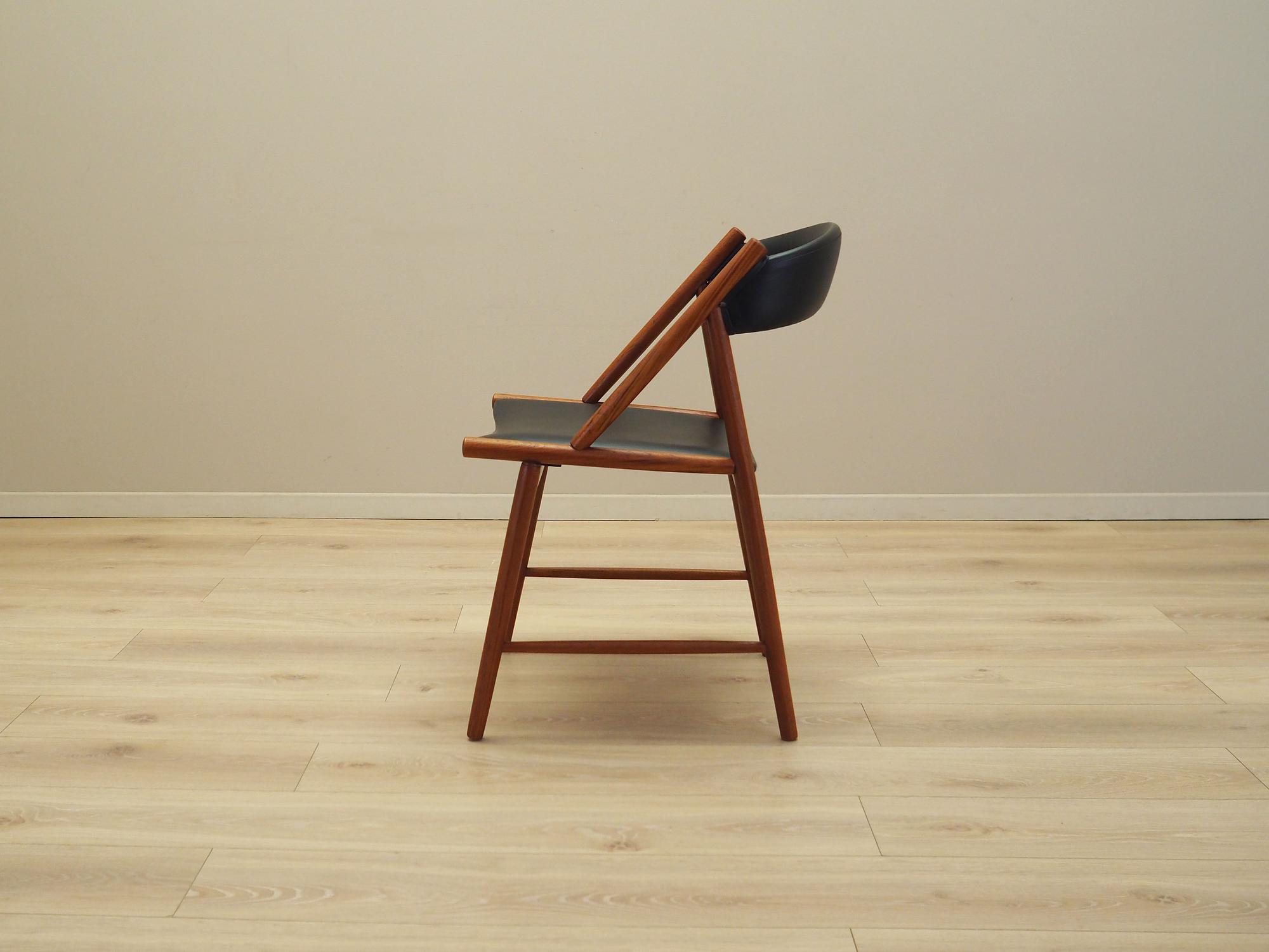 Dining chair Teak wood 1970s 3