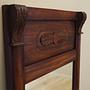 Mirror with wooden frame 1970s 8