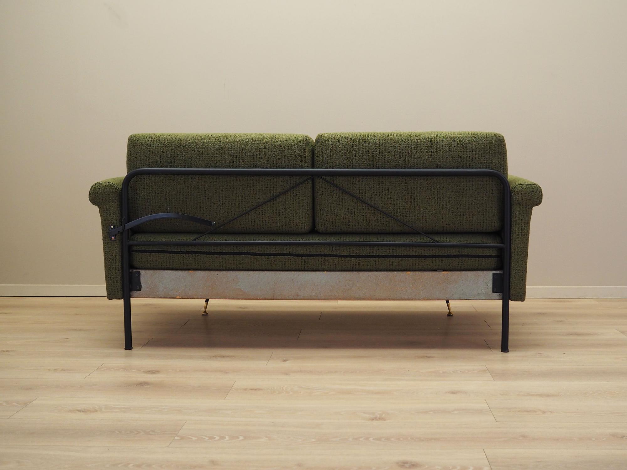 2-Sitzer Sofa Grün 1960er Jahre 5
