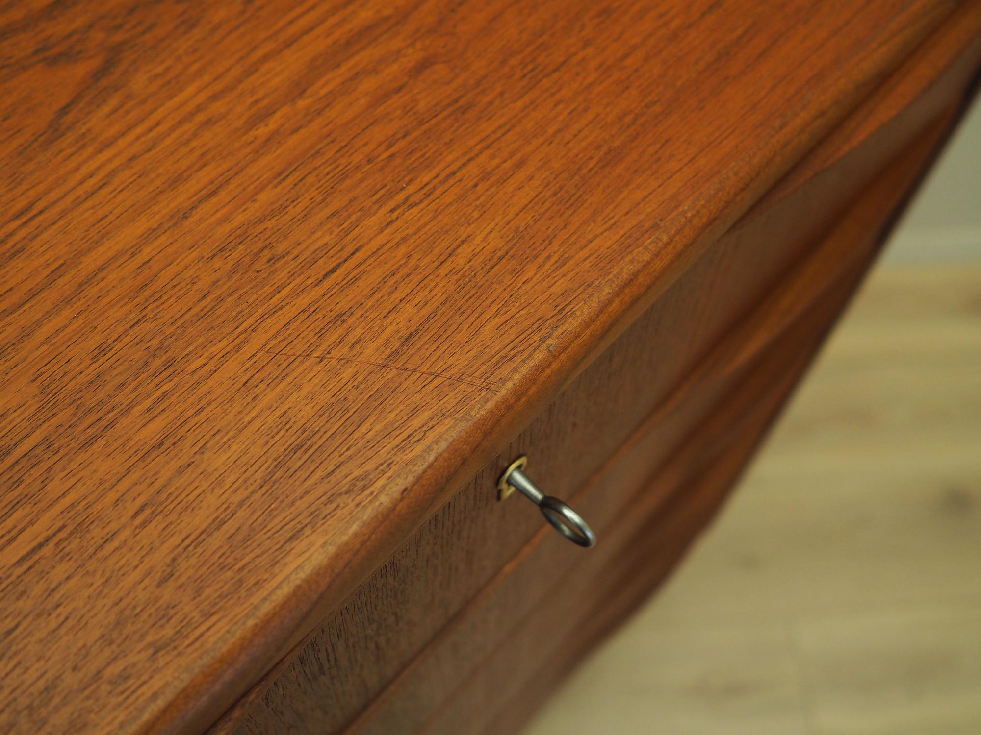 Chest of drawers Teak wood 1970s 7