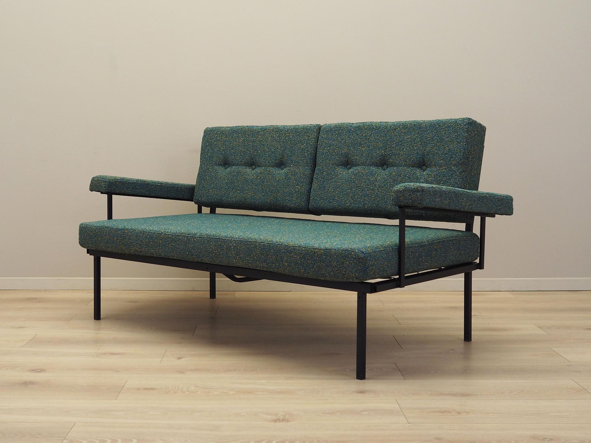 Divano letto verde anni '70 2