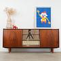 Sideboard in legno di teak anni '70 3