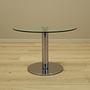 Glass coffee table 1970s 4