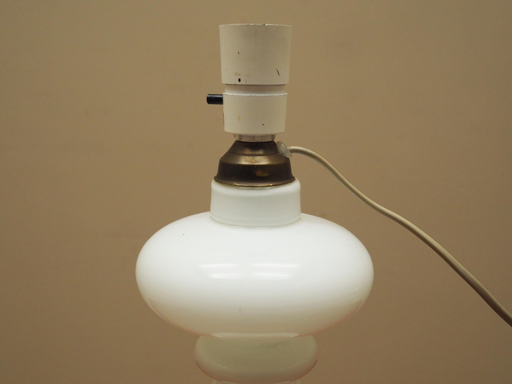Table lamp glass 1970s 4