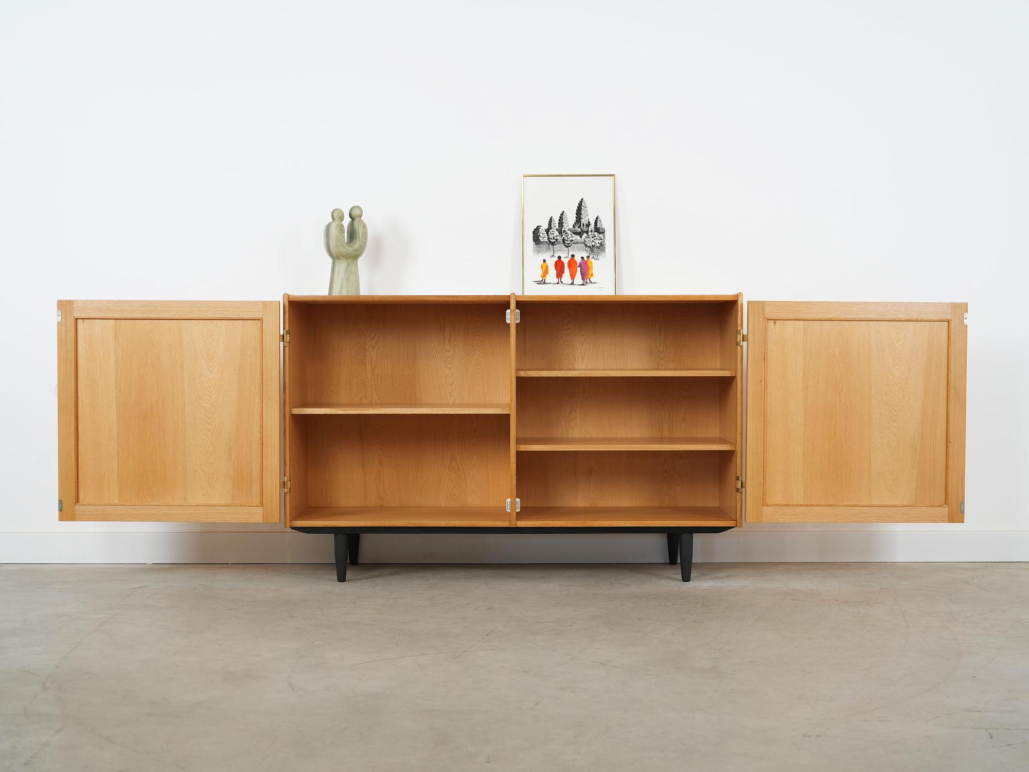 Cabinet ash wood 1970s 2