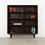Mahogany bookcase 1970s 1