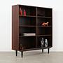 Mahogany bookcase 1970s 2