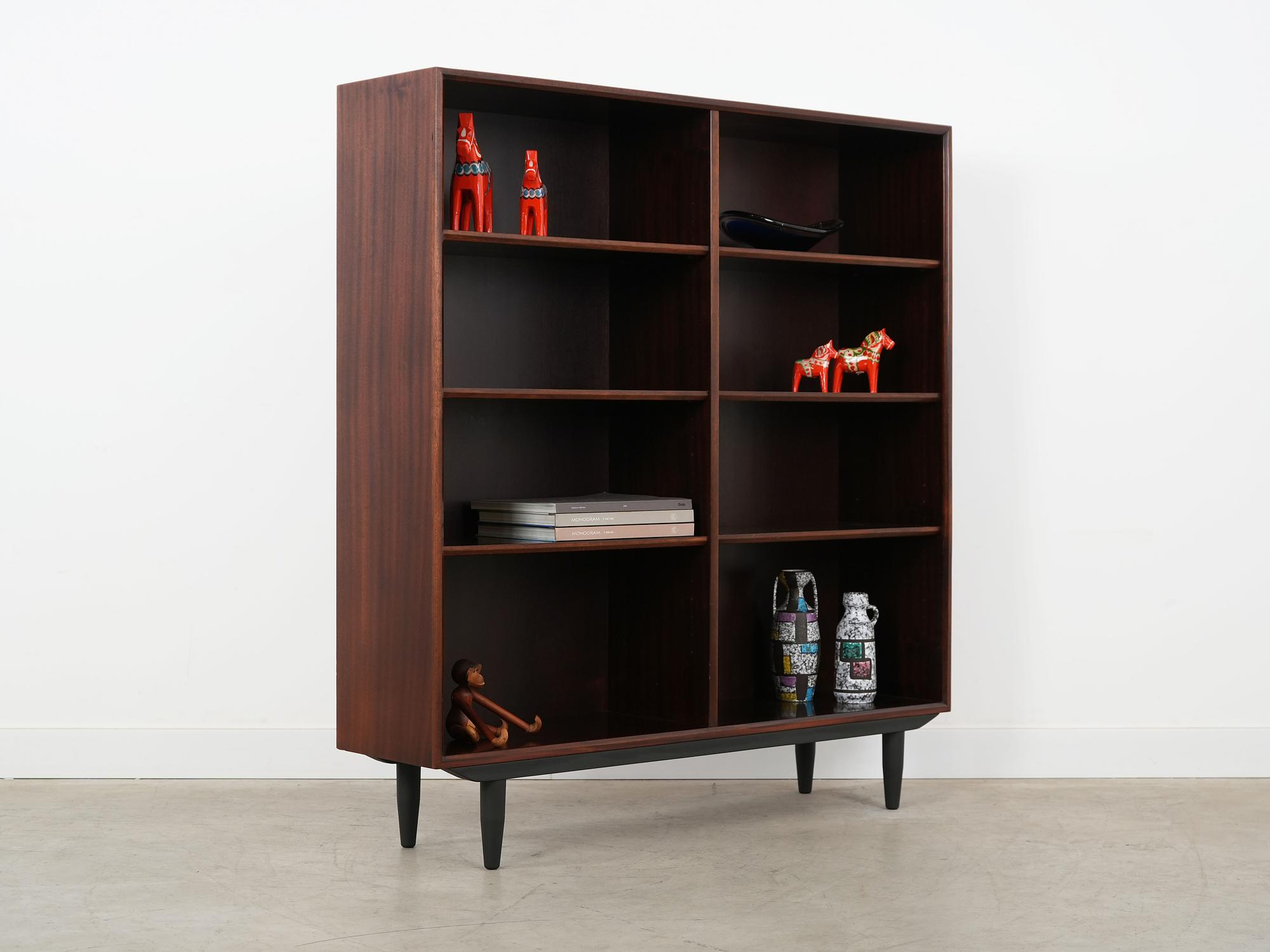 Mahogany bookcase 1970s 2
