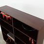 Mahogany bookcase 1970s 4