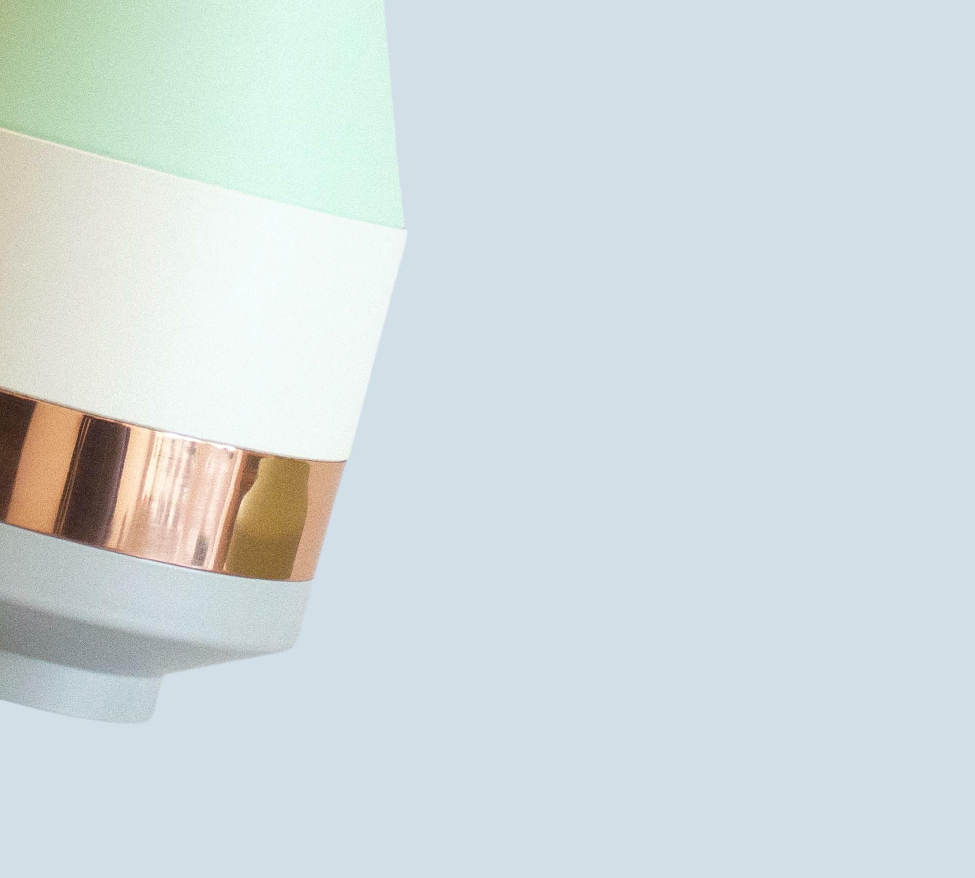 Anik pendant lamp Mint / Bronze 1