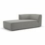 Dane 1-Seater Recamier Left Maya Warm Grey 0