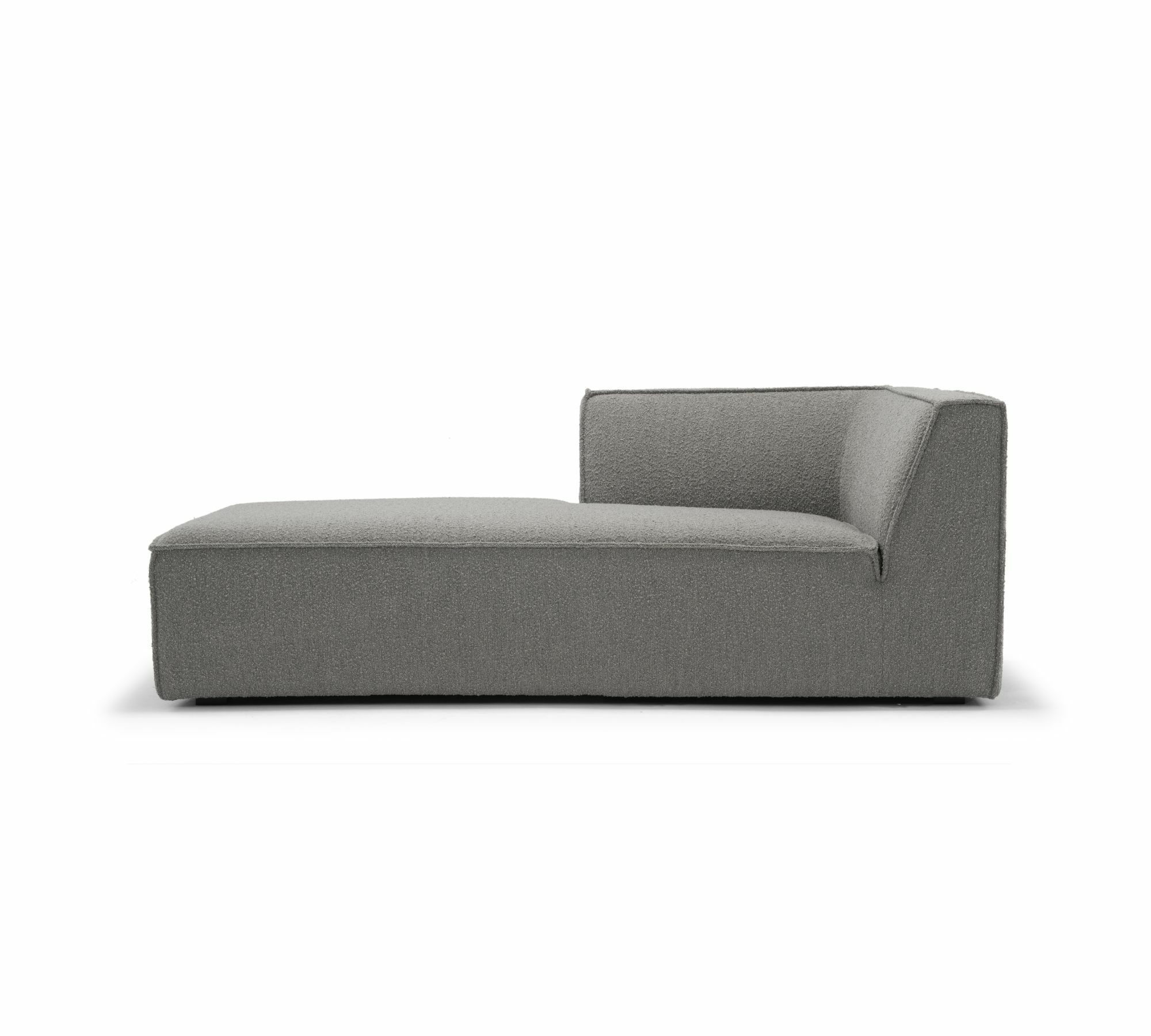 Dane 1-Seater Recamier Left Maya Warm Grey 1